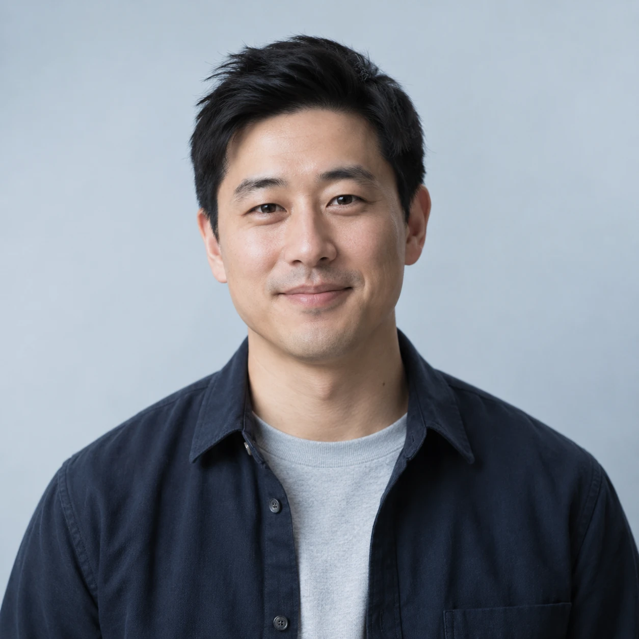 AI-generated portrait of Daniel Park, a virtual AI agent